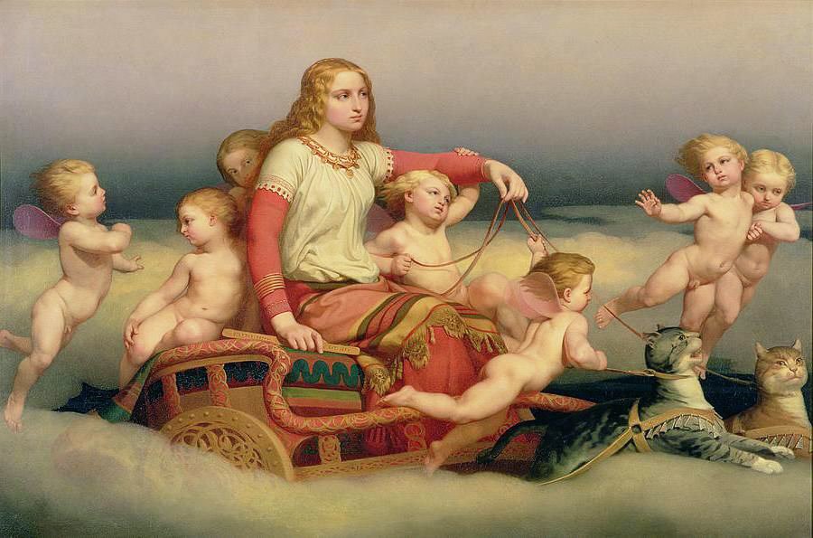 freyja and cats and angels by blommer 5235f3