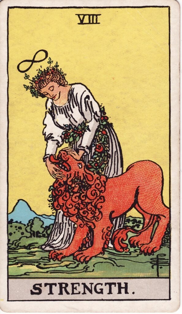 rws tarot 08 strength